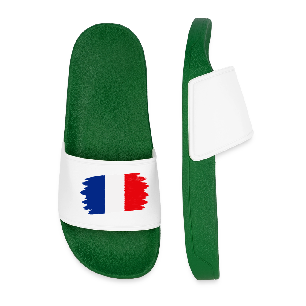 Männer Badelatschen "France" - Dunkelgrün