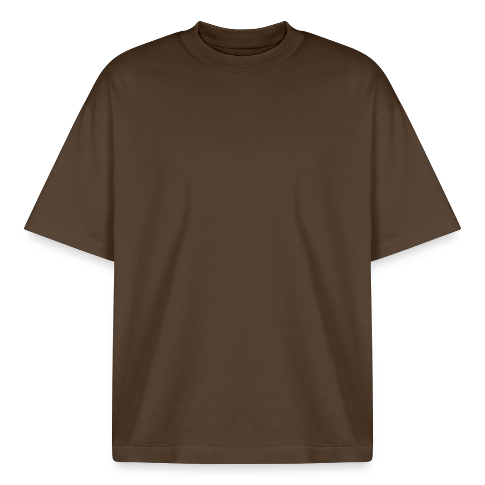 Boxy Heavyweight Unisex Organic T-Shirt von Stanley/Stella - Dunkelbraun
