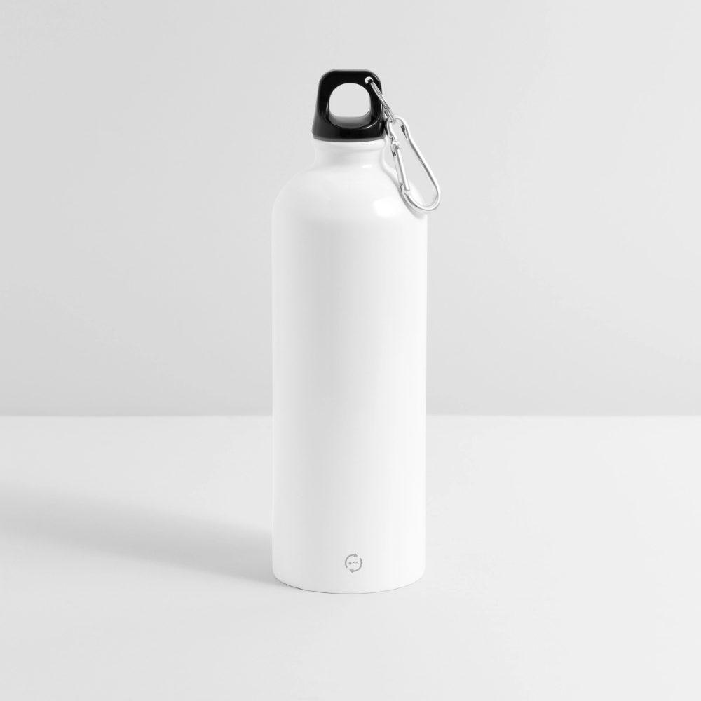 Panorama Trinkflasche mit Karabiner 750 ml - Weiß