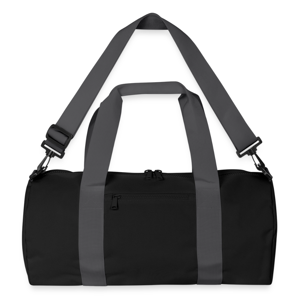 Recycelte Duffel Bag - Schwarz/Graphitgrau