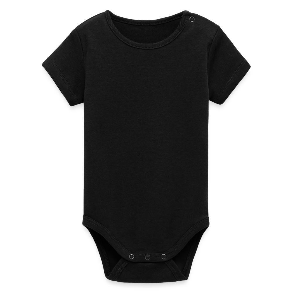 Organic Kurzarm-Babybody von Stanley/Stella - Schwarz