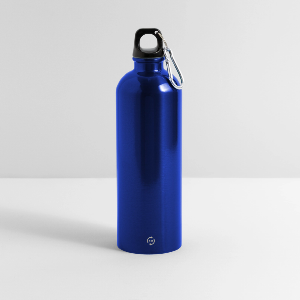 Panorama Trinkflasche mit Karabiner 750 ml - Königsblau