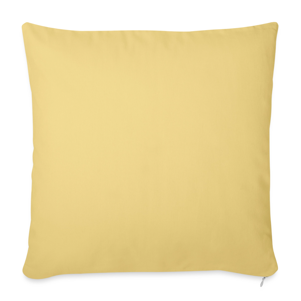 Sofakissen mit Füllung 44 x 44 cm - Hellgelb