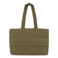 Puffer-Einkaufstasche - safari Green