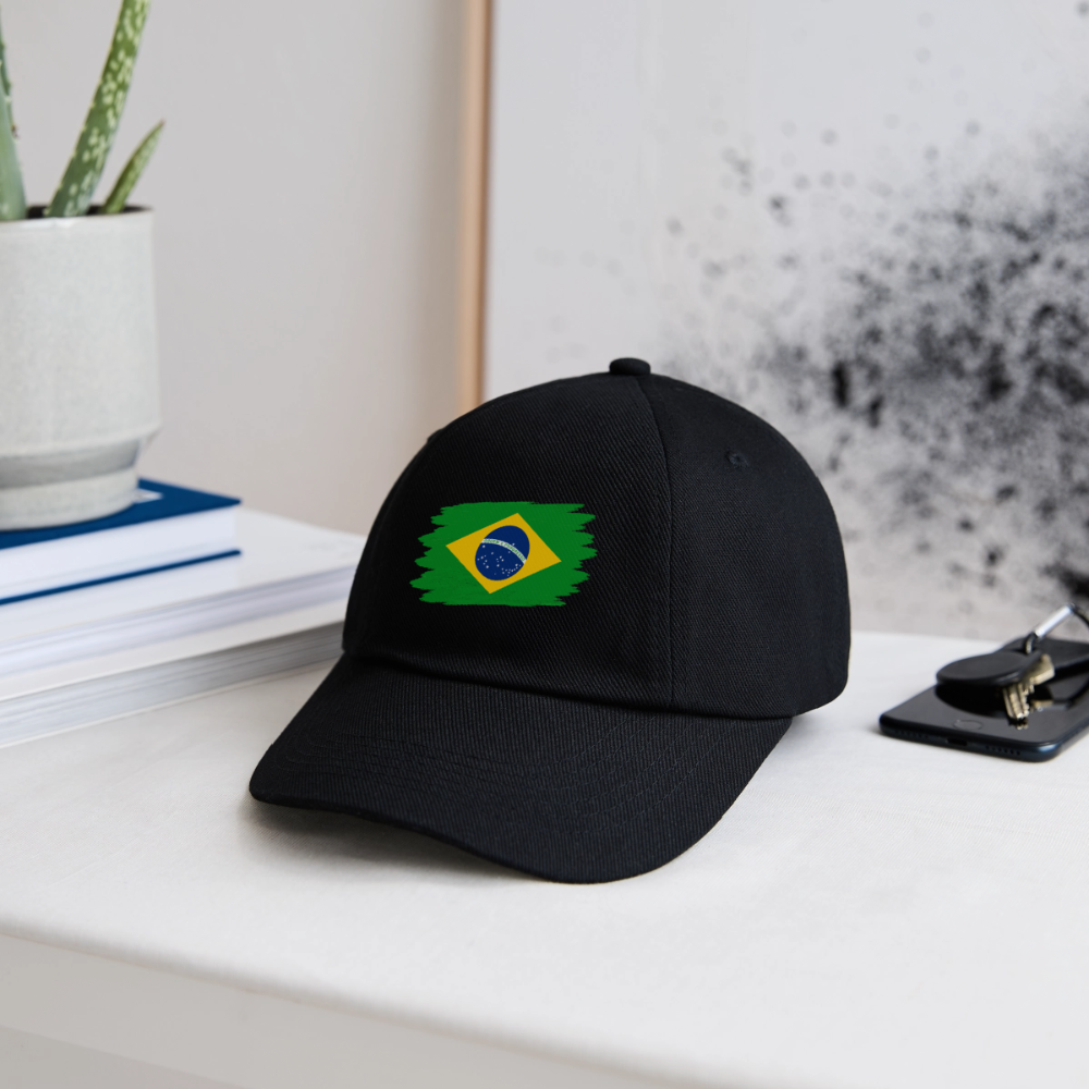 Brasilien Cap - Schwarz/Schwarz