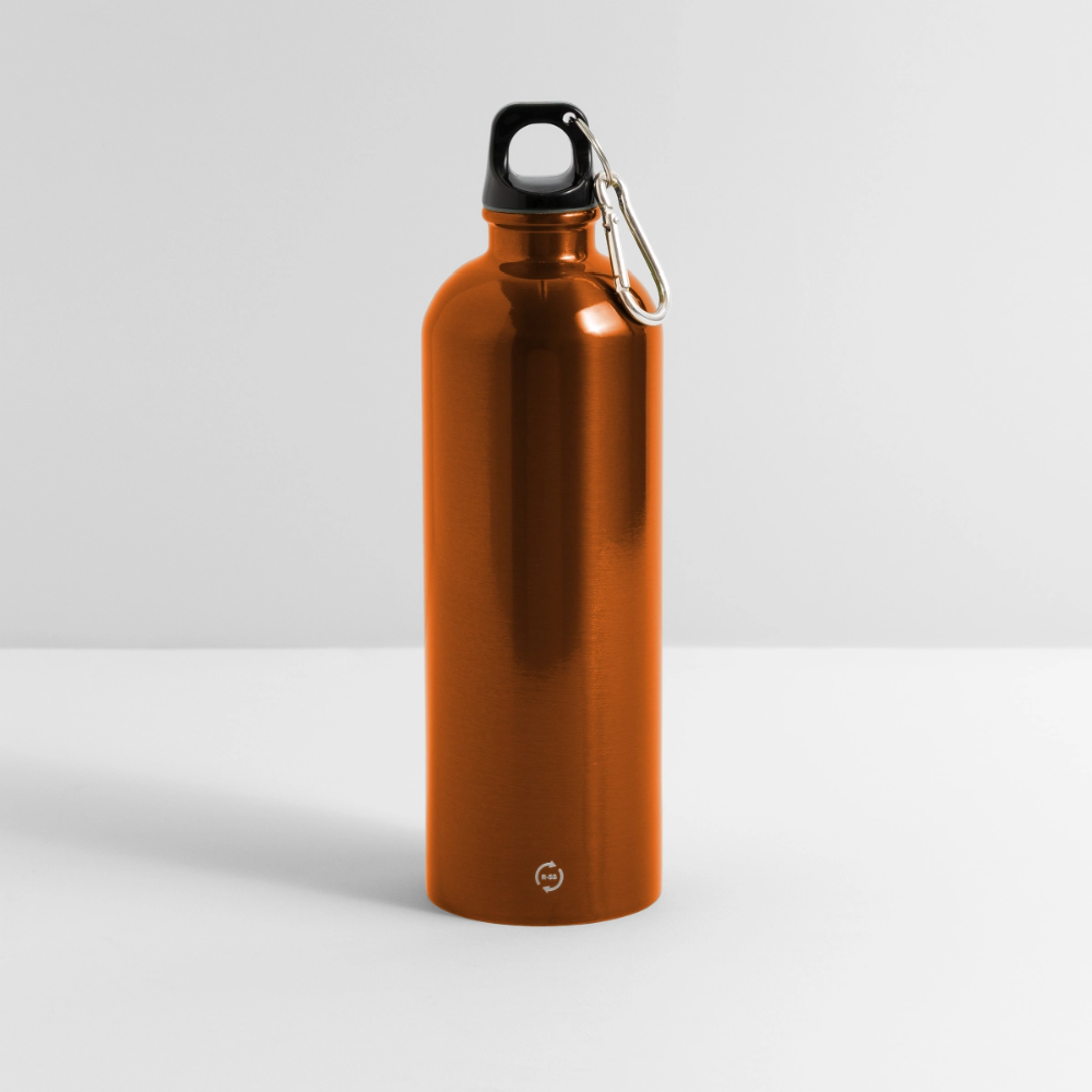 Panorama Trinkflasche mit Karabiner 750 ml - Orange