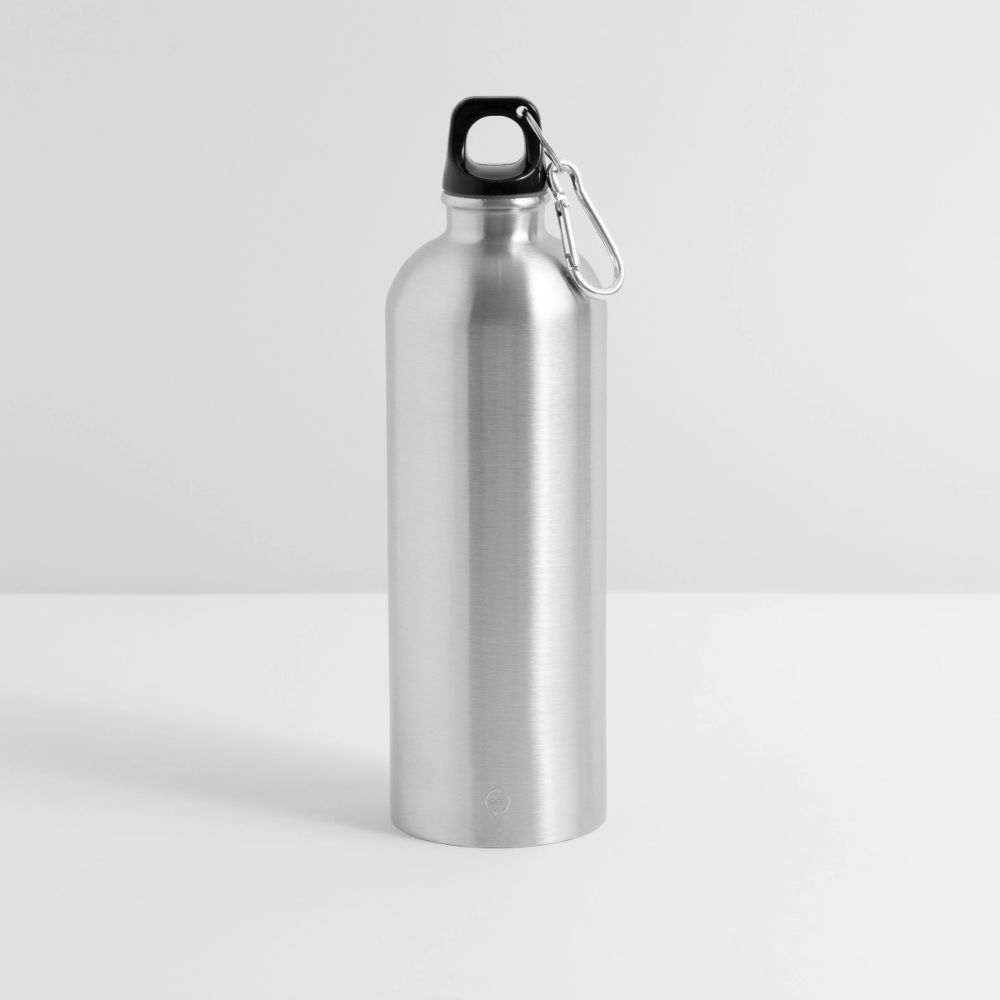 Panorama Trinkflasche mit Karabiner 750 ml - Lightsilver