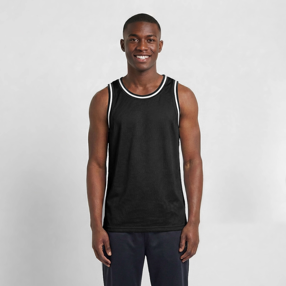 Männer Basketball-Trikot - Schwarz/Weiß