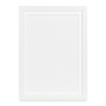 Gerahmtes Poster (27 × 37 cm) - Weiß