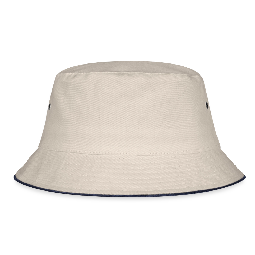Bucket Hat - Natur/Navy