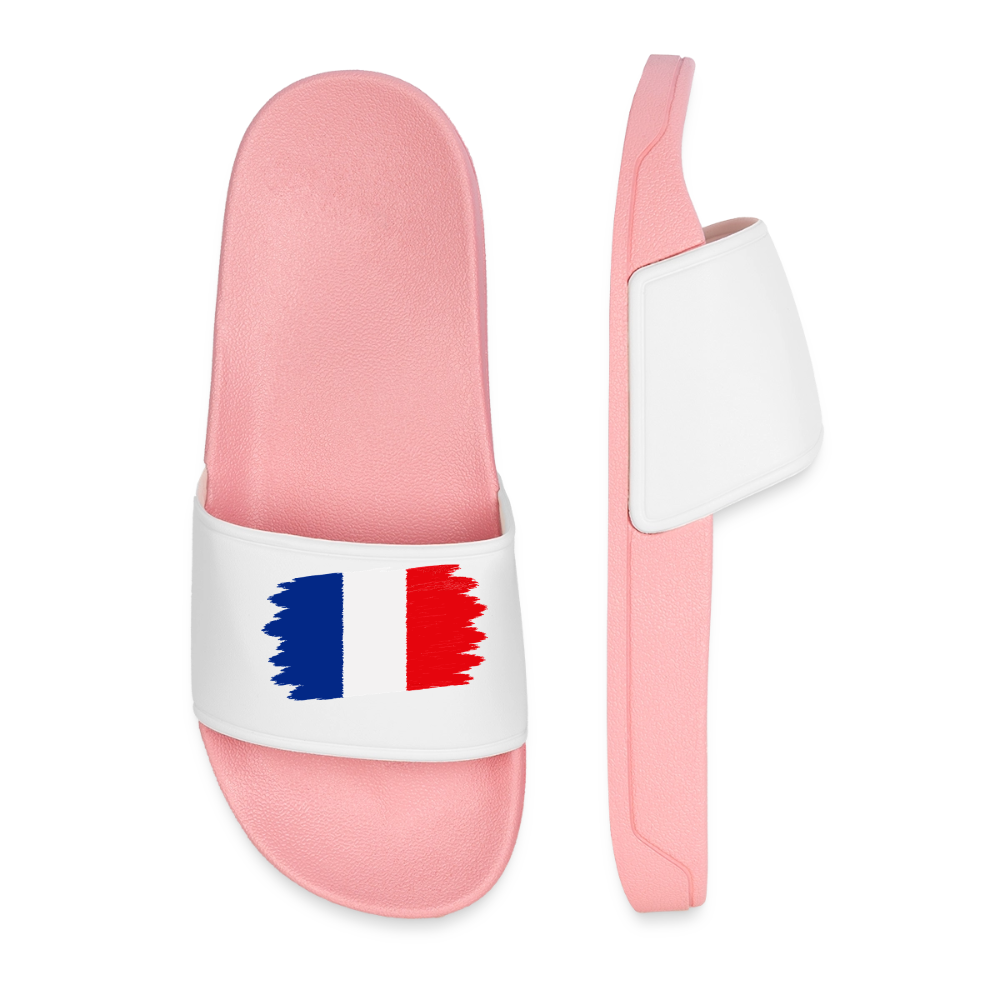 Männer Badelatschen "France" - Hellrosa