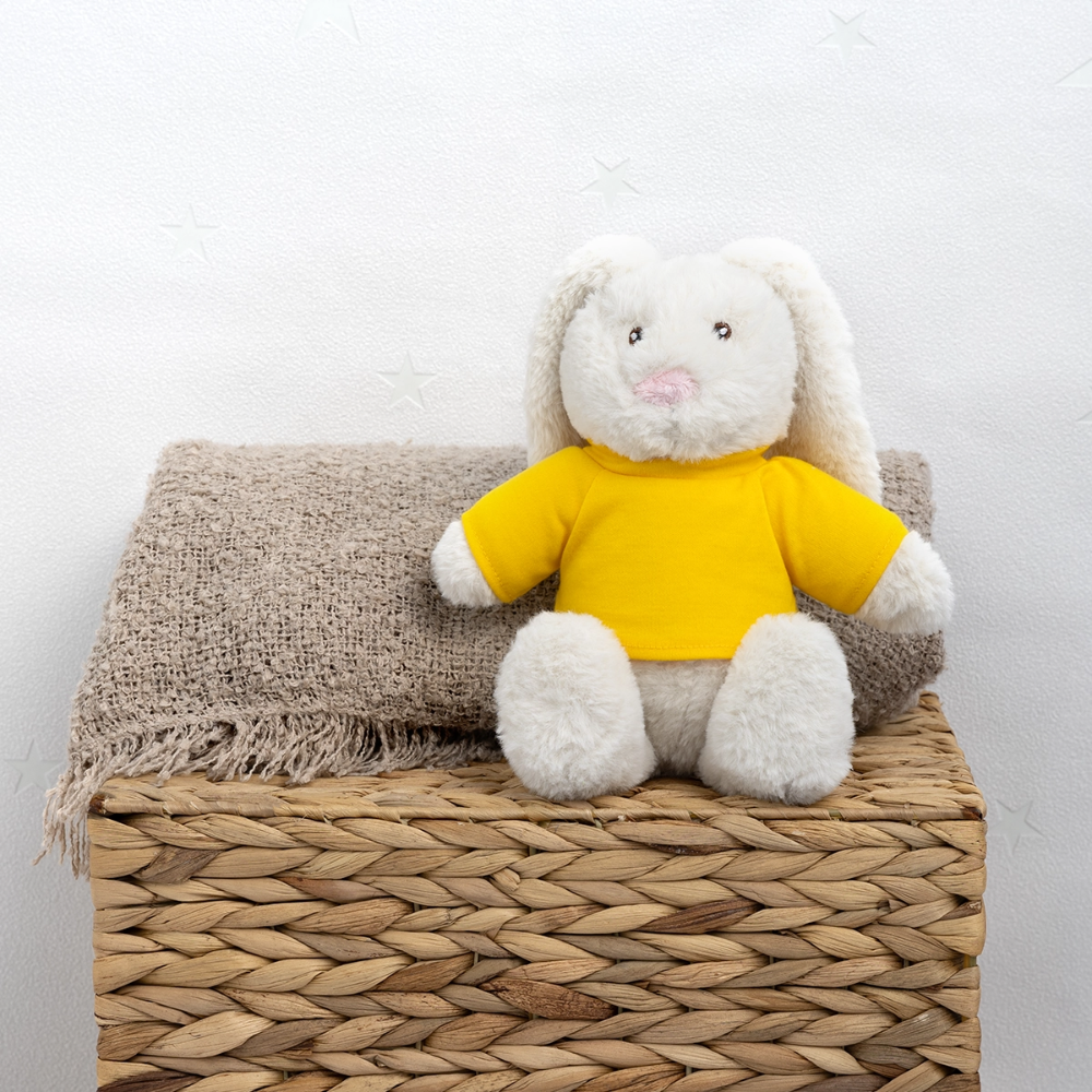 MiniFeet® RecycelHase® Creme - Sonnengelb