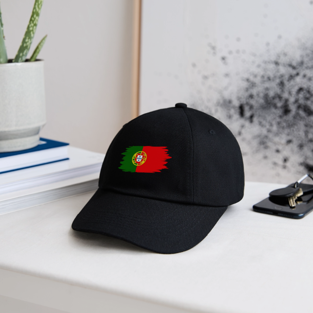 Portugal Cap - Schwarz/Schwarz