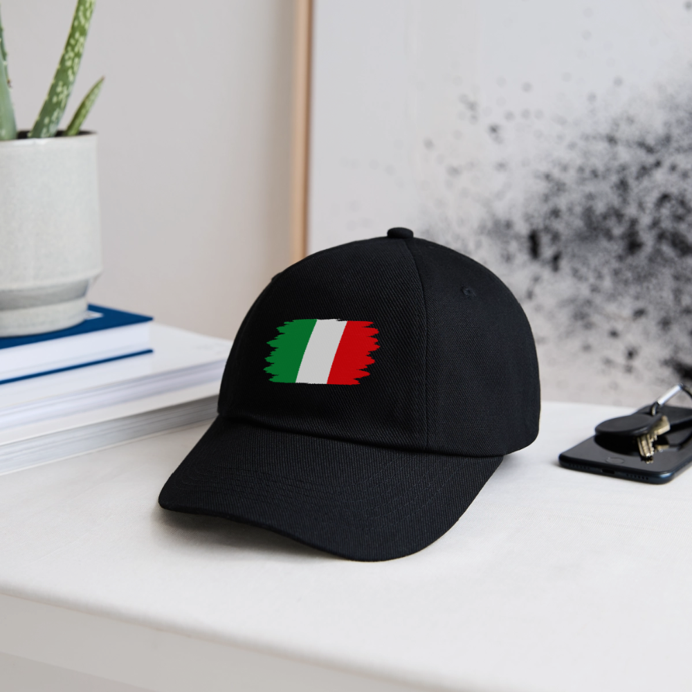 Italien Cap - Schwarz/Schwarz