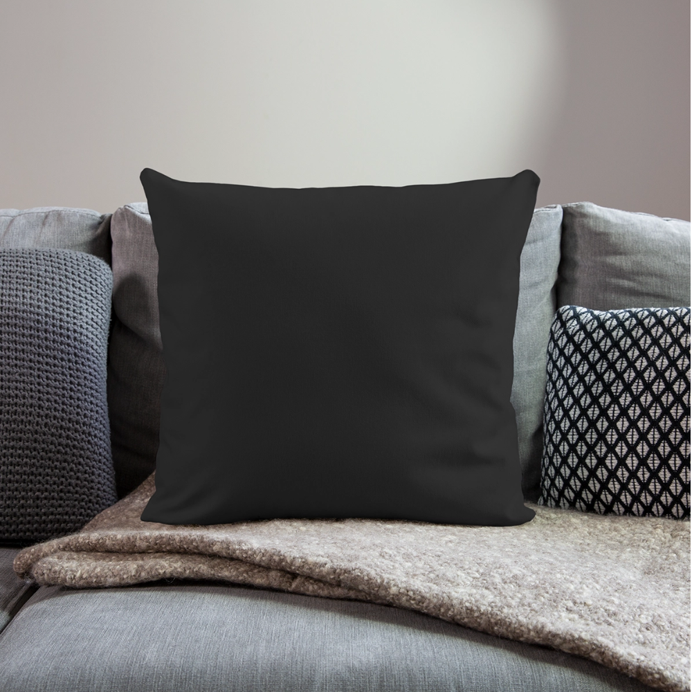 Sofakissen mit Füllung 44 x 44 cm - Schwarz