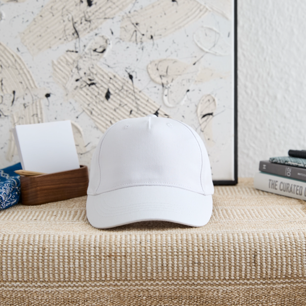 Kinder Bio Basecap - Weiß