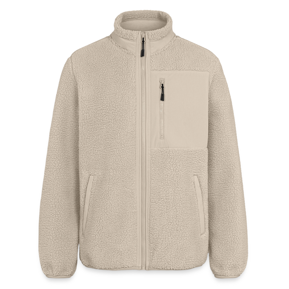 Relaxed Fit Unisex Sherpajacke von Stanley/Stella - Beige