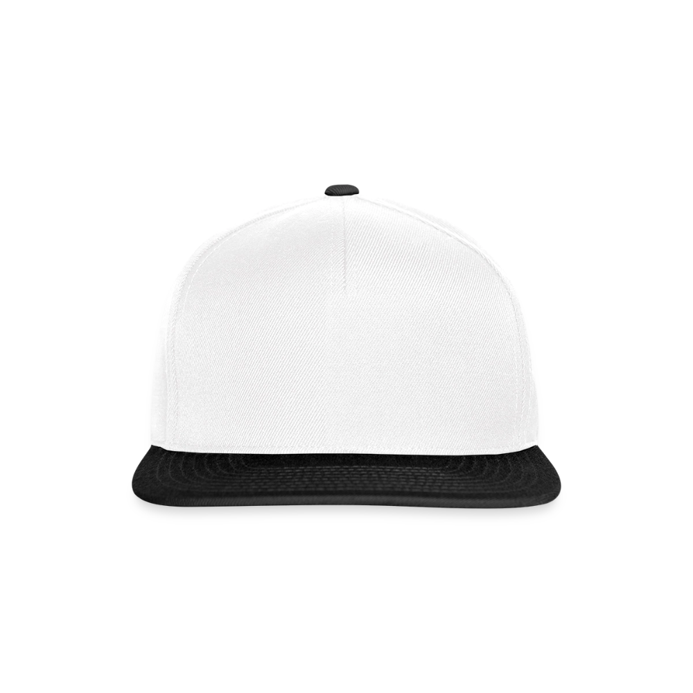 Snapback Cap - Weiß/Schwarz