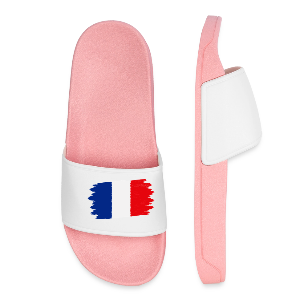 Frauen Badelatschen "France" - Hellrosa