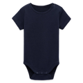 Organic Kurzarm-Babybody von Stanley/Stella - Navy