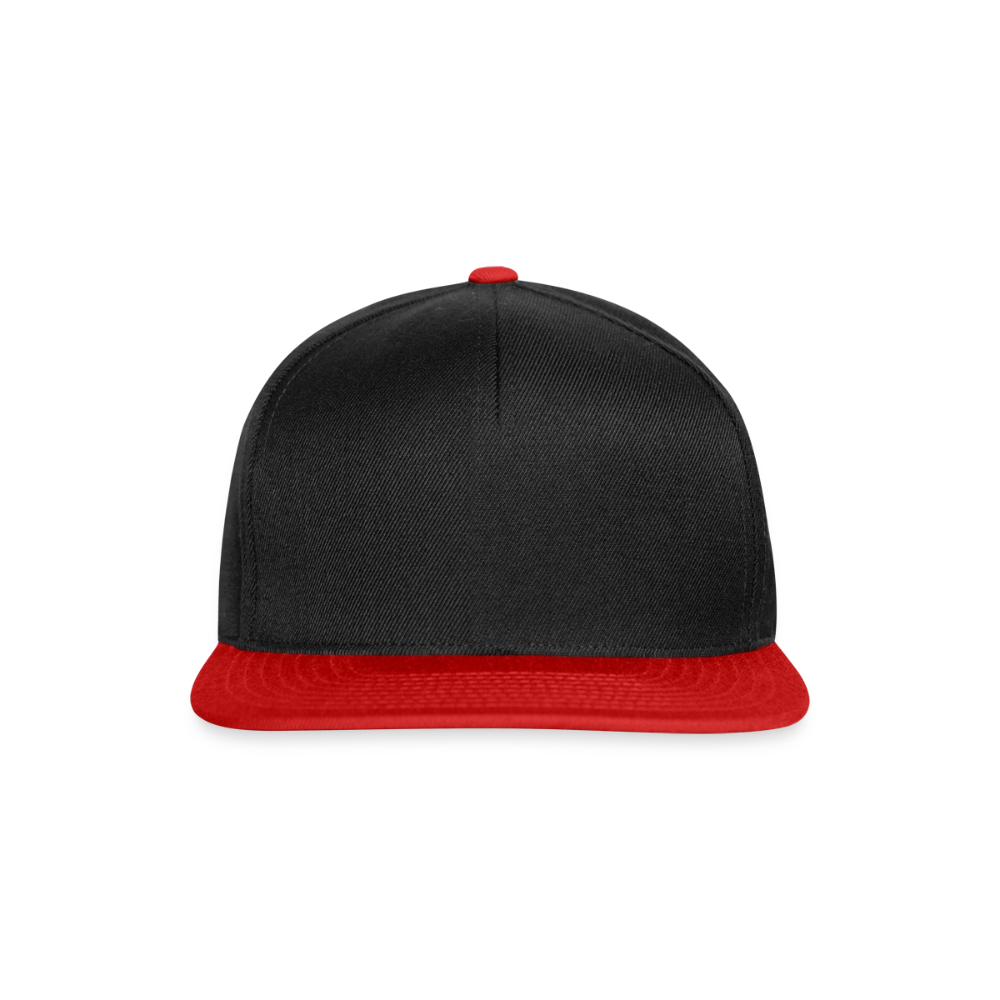 Snapback Cap - Schwarz/Rot