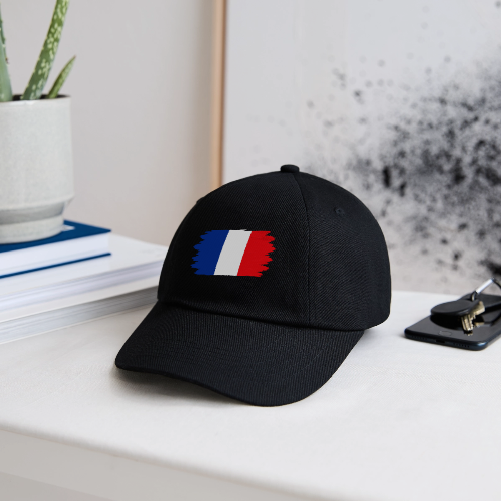 Frankreich Cap - Schwarz/Schwarz
