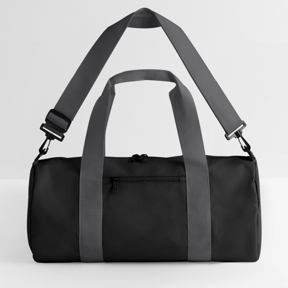 Recycelte Duffel Bag - Schwarz/Graphitgrau