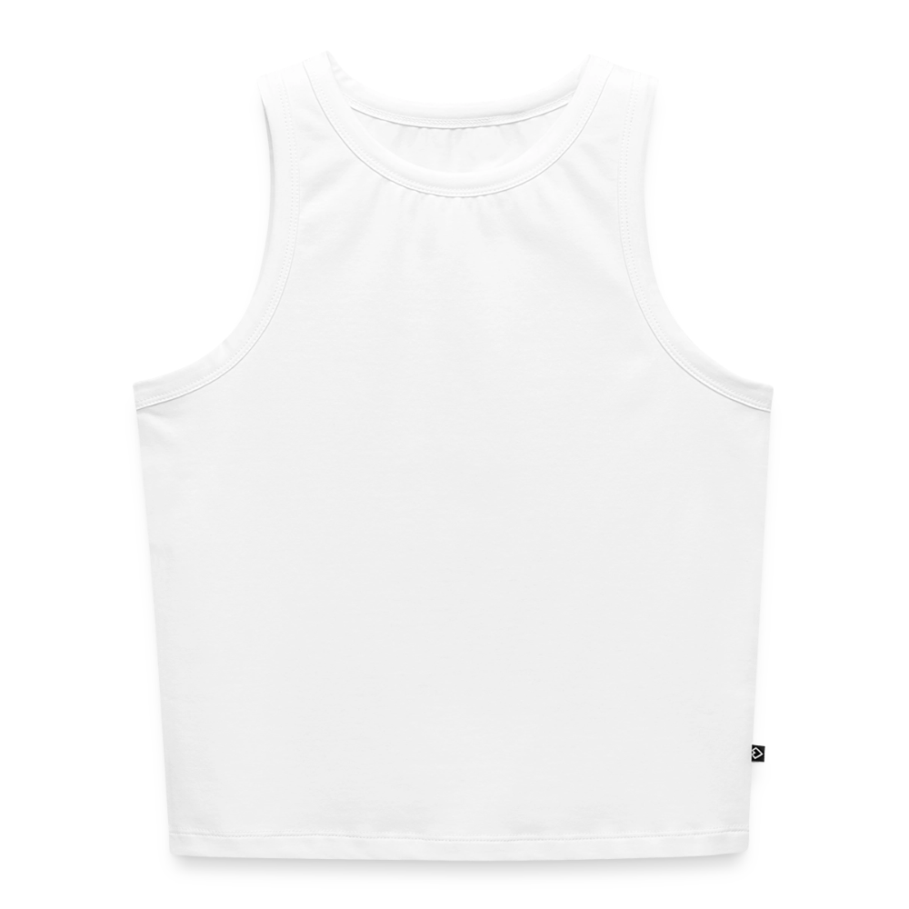 Cropped Frauen Organic Tank Top - Weiß