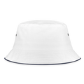 Bucket Hat - Weiß/Navy