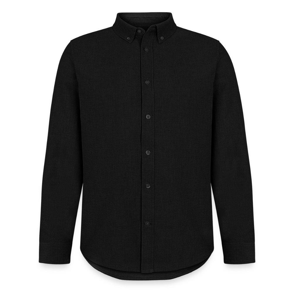 Männer Oxford Hemd von Stanley/Stella - Schwarz