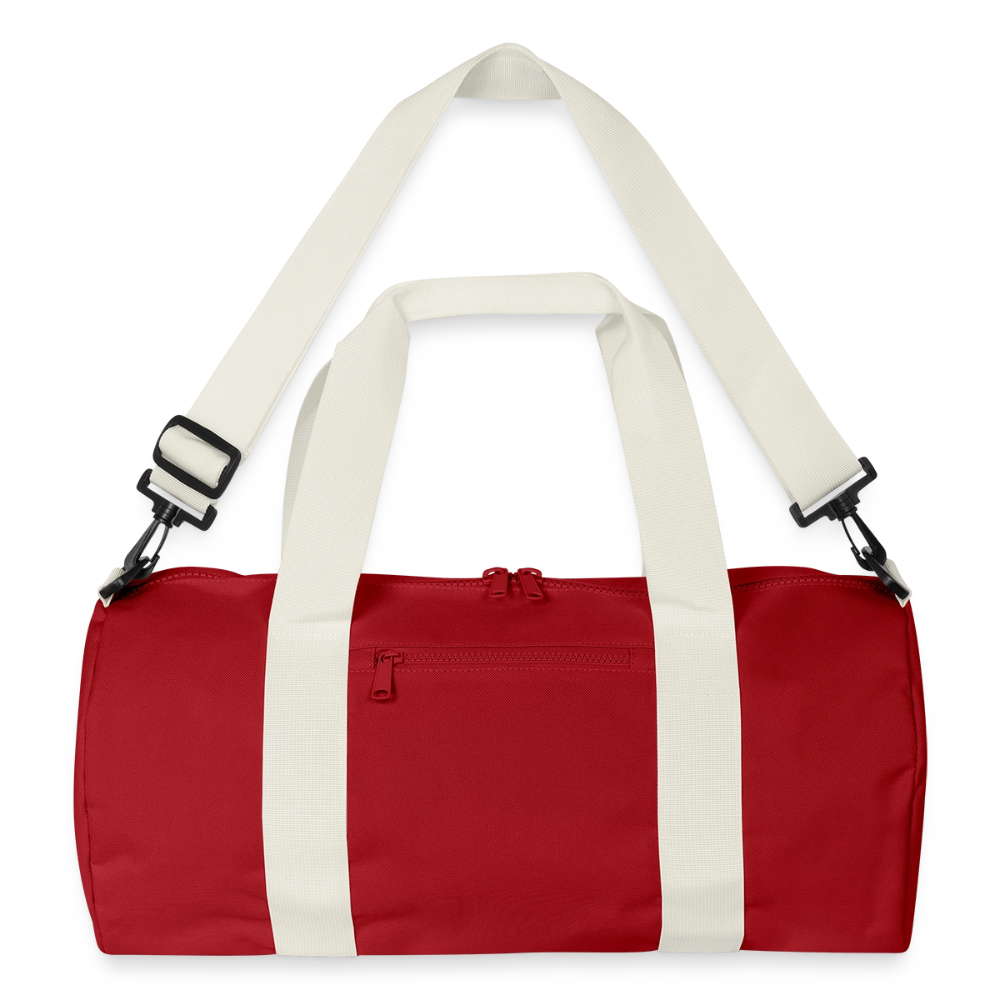 Recycelte Duffel Bag - Klassisches Rot/Offwhite