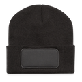 Recycelte Patch Beanie - Dunkelgrau