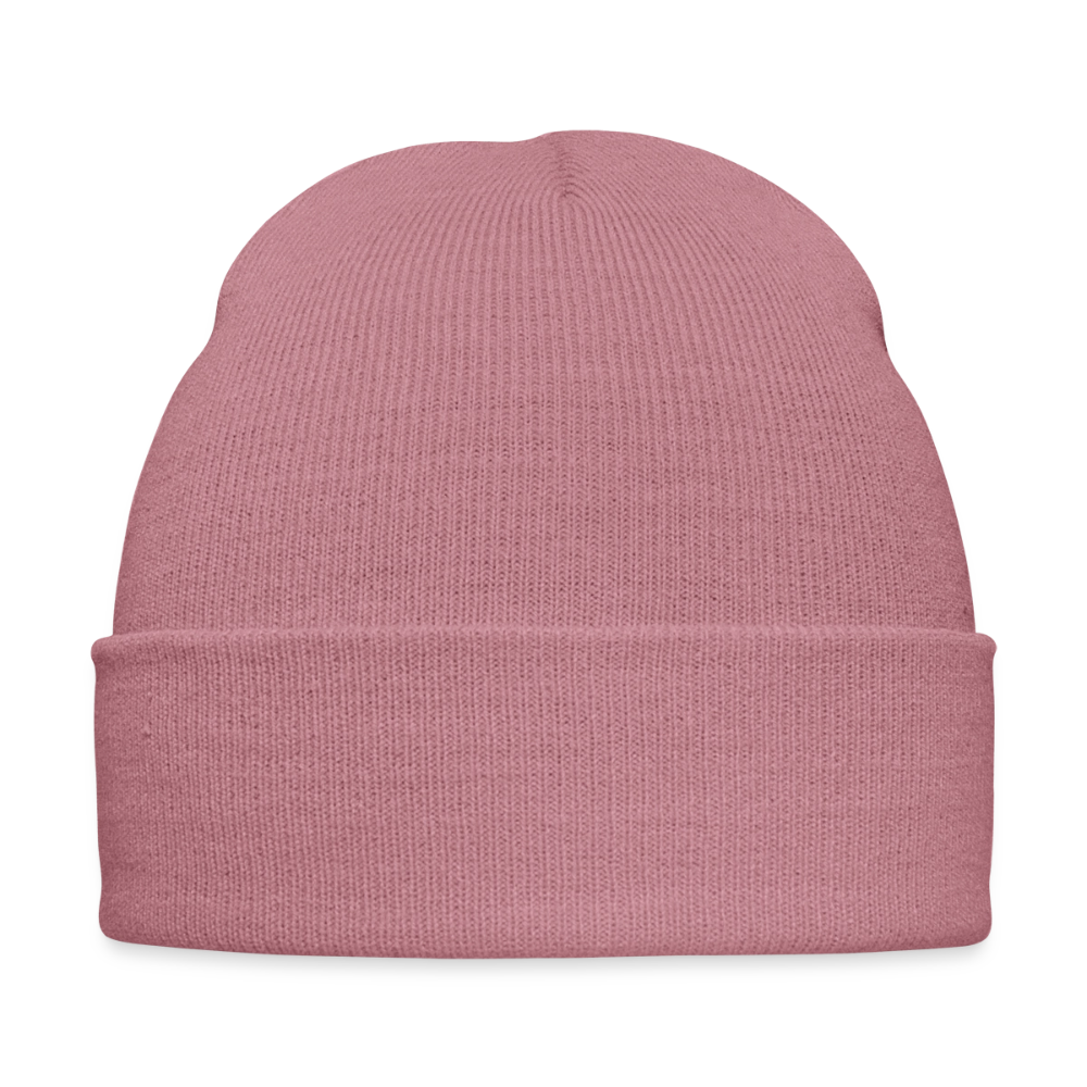 Bestickte Wintermütze - Rosa