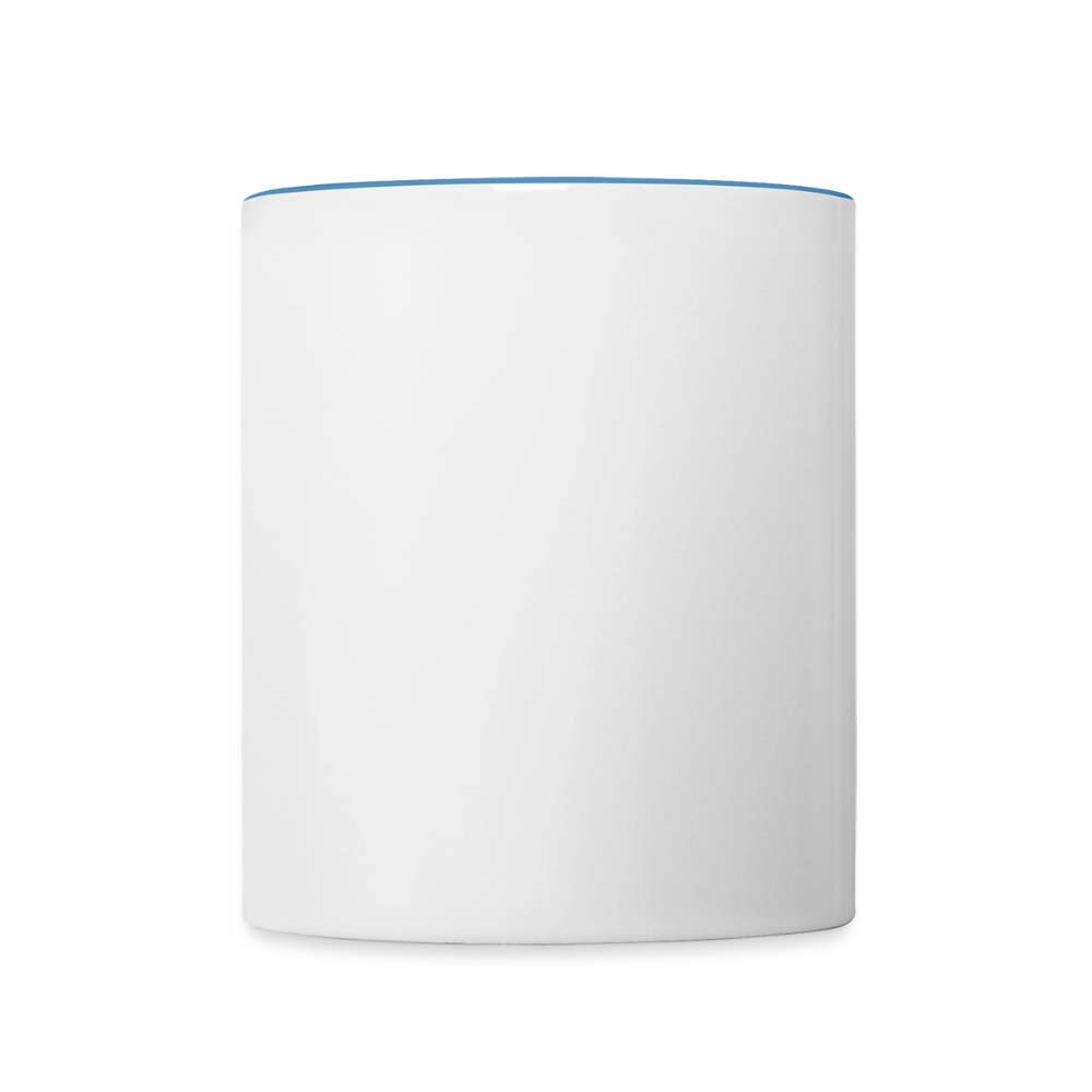 Tasse zweifarbig - Weiß/Hellblau