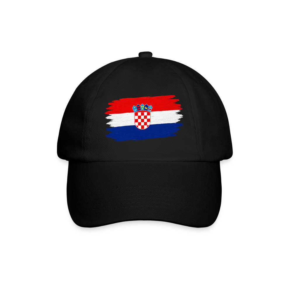 Kroatien Cap - Schwarz/Schwarz