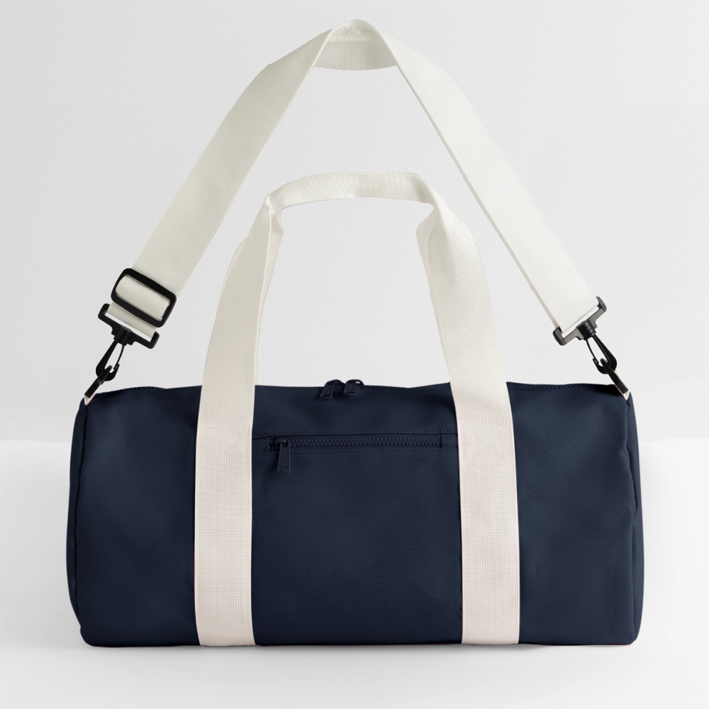 Recycelte Duffel Bag - Marineblau/Offwhite
