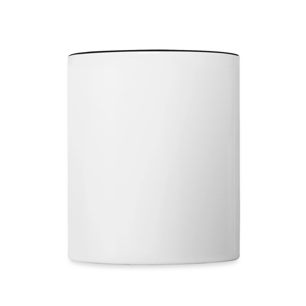 Tasse zweifarbig - Weiß/Schwarz