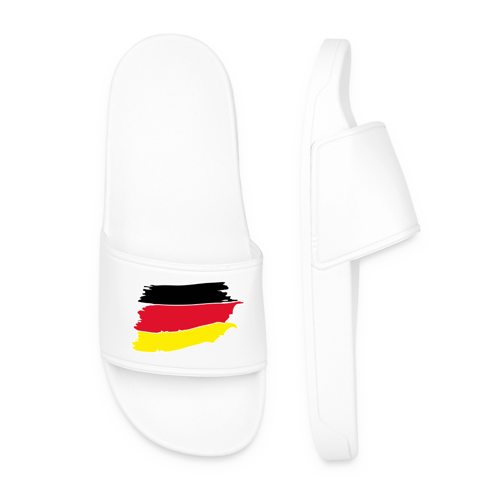 Männer Badelatschen "Germany" - Weiß