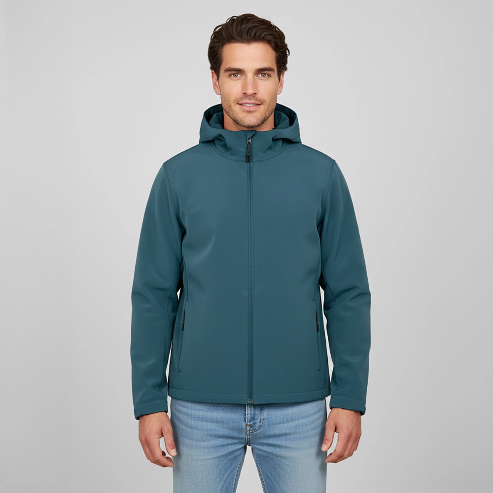Recycelte Männer Softshell-Jacke von Stanley/Stella - Dunkles Petrol