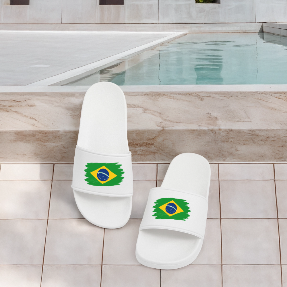 Männer Badelatschen "Brazil" - Weiß