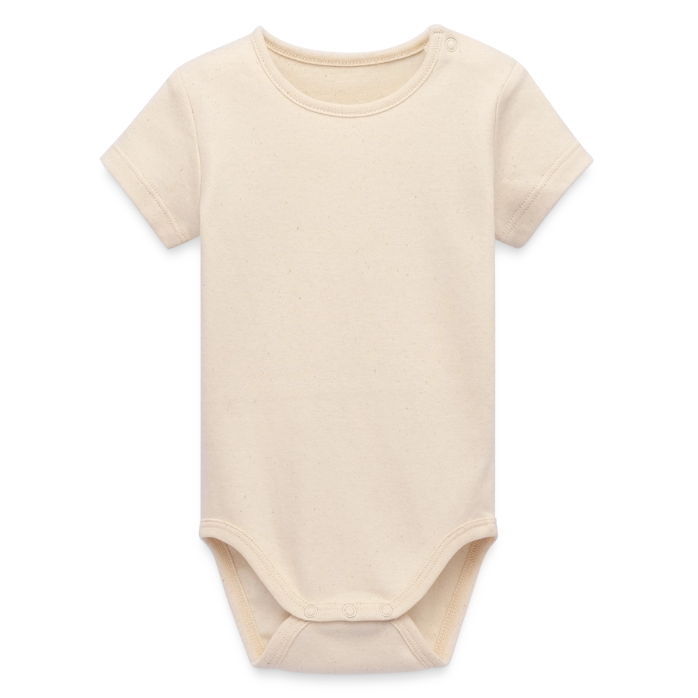 Organic Kurzarm-Babybody von Stanley/Stella - Natur
