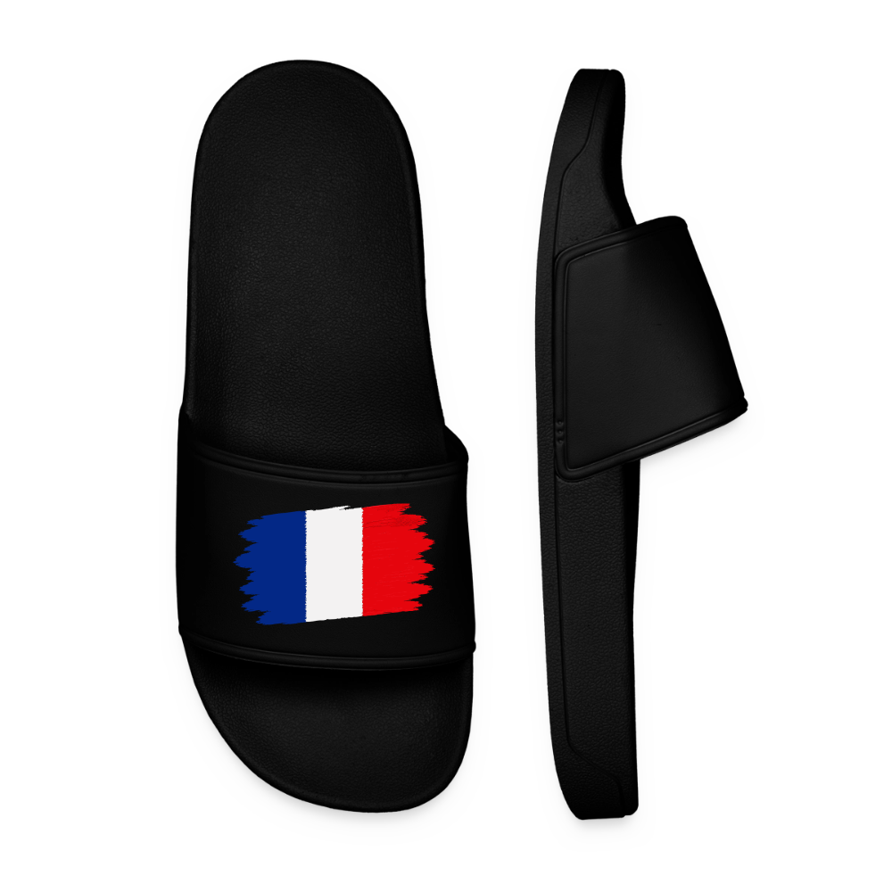 Männer Badelatschen "France" - Schwarz