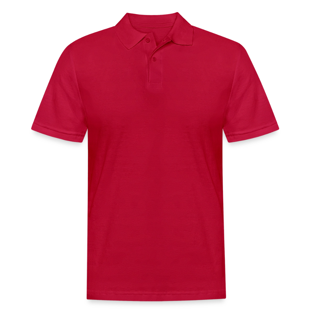 Männer Poloshirt - cherry red