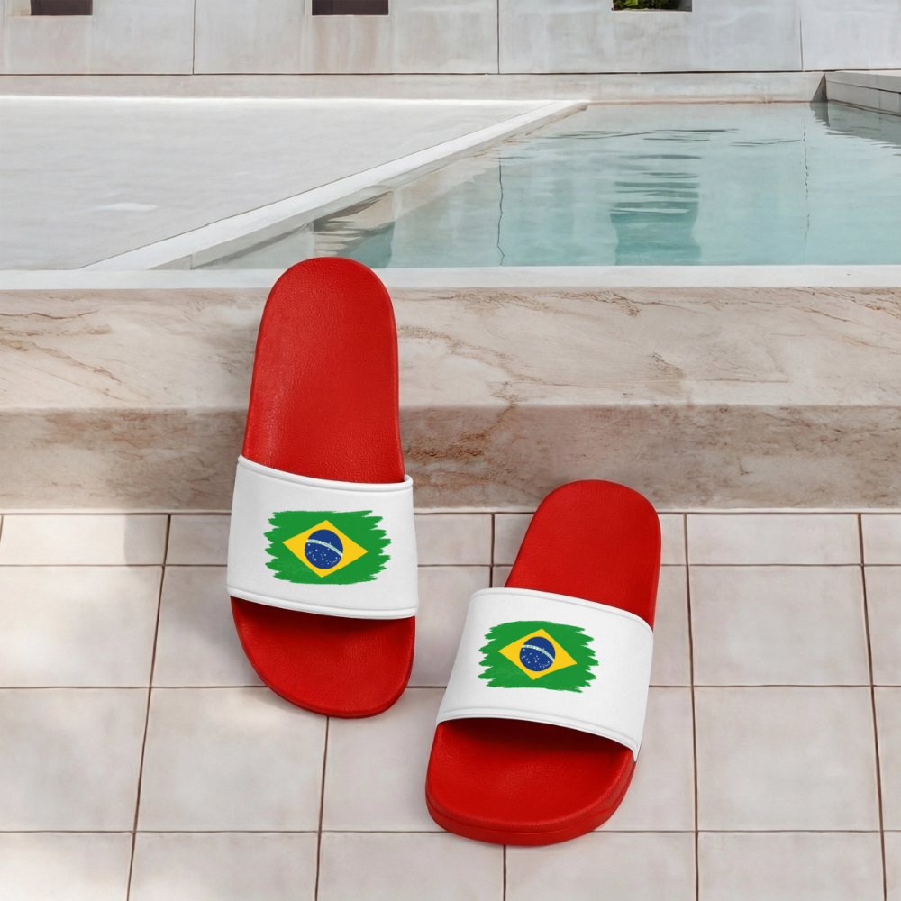 Männer Badelatschen "Brazil" - Rot