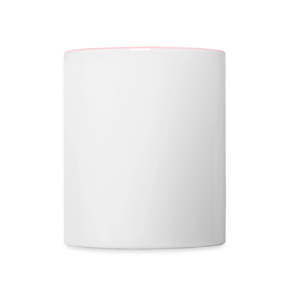 Tasse zweifarbig - Weiß/Pink