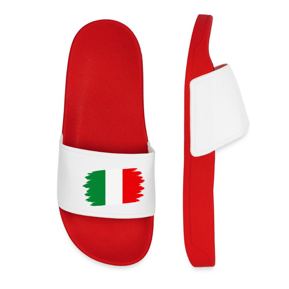 Frauen Badelatschen "Italy" - Rot