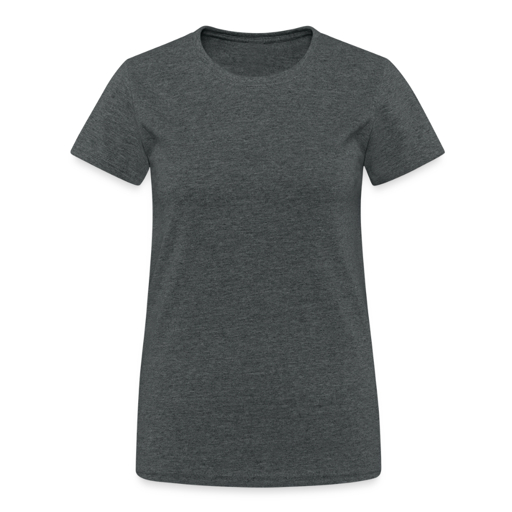 Frauen Gildan Heavy T-Shirt - Dunkelgrau meliert