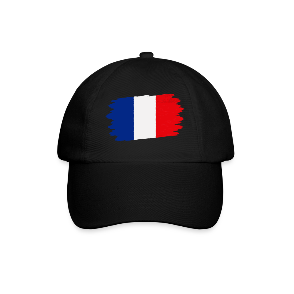 Frankreich Cap - Schwarz/Schwarz