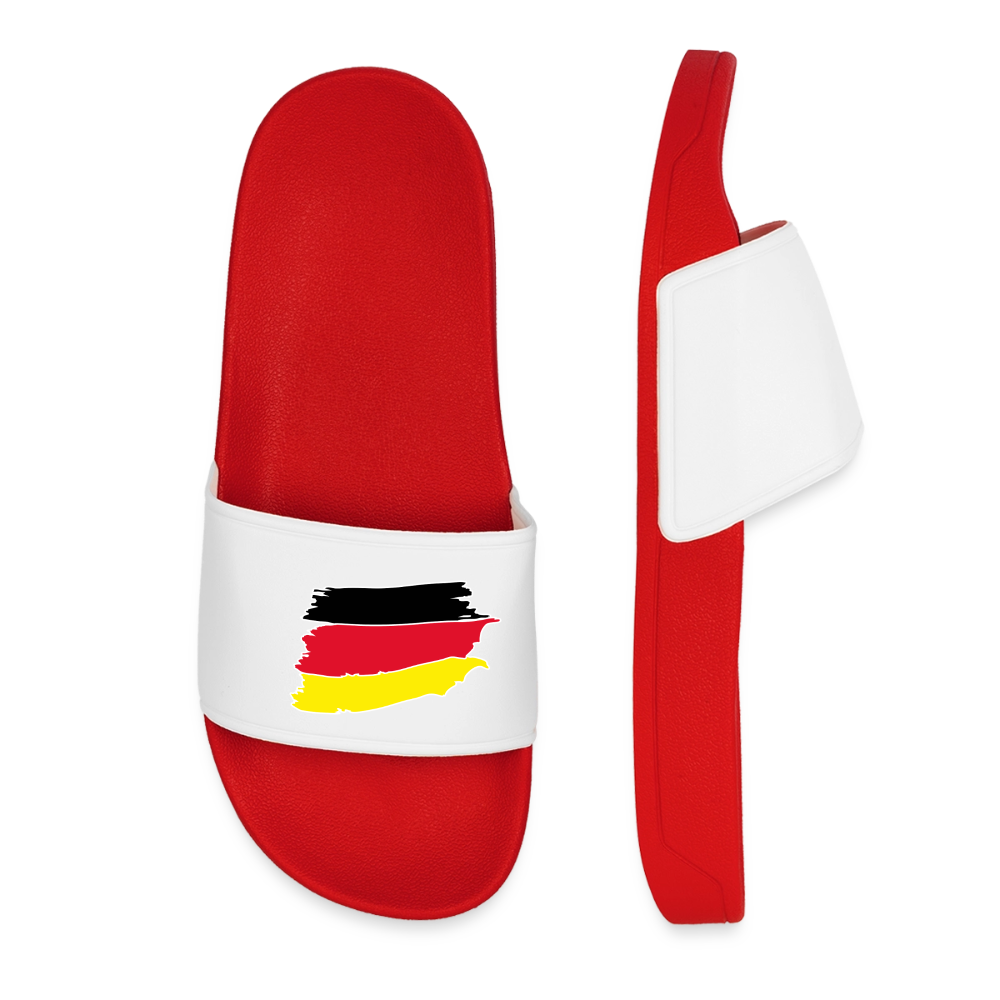 Frauen Badelatschen "Germany" - Rot