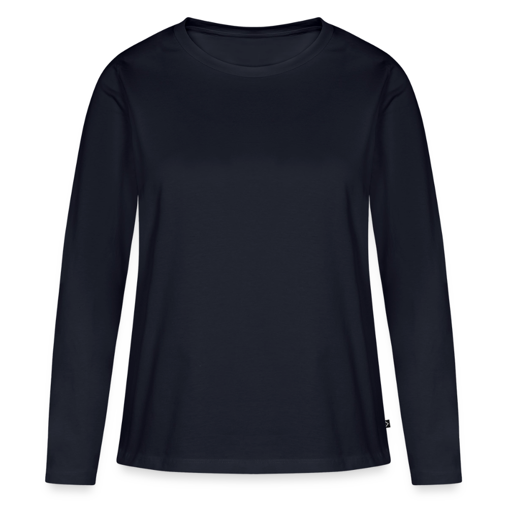 Frauen Premium Langarmshirt - Navy